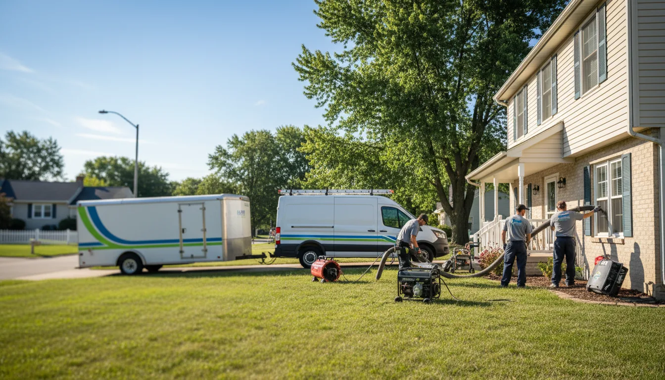 Flooded Basement Restoration And Cleanup With Repair in Lehr, ND near me